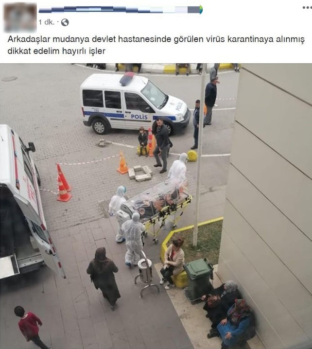 Bu kadarına da pes! Aynı fotoğrafı 4 farklı hastane adıyla virüs varmış gibi paylaştılar