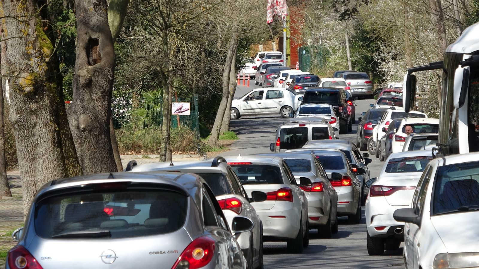 Koronavirüsüne aldırış etmeyen vatandaşlar Belgrad Ormanı'na akın etti