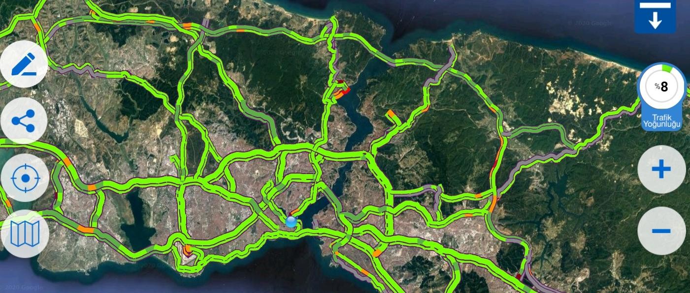 İstanbul’un yolları bomboş kaldı! Trafik yoğunluğu yüzde 8'e düştü