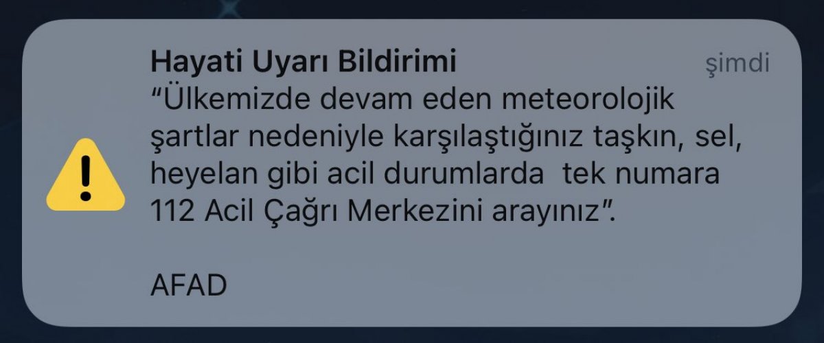 AFAD’dan korkutan bildirim! Hayati uyarı bildirimi nedir, ne oldu? Telefonlar neden çaldı? AFAD’dan “112” hatırlatması