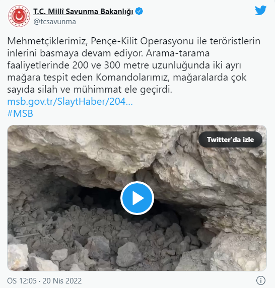 Bakan Akar'dan Pençe Kilit Operasyonu açıklaması: 30 terörist etkisiz hale getirildi