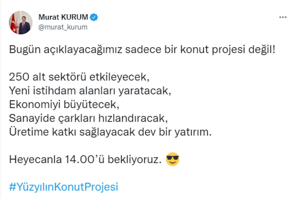 Bakan Murat Kurum'dan sosyal konut projesi açıklaması: Üretime katkı sağlayacak dev bir yatırım Bakan Murat Kurum'dan sosyal konut projesi açıklaması: Üretime katkı sağlayacak dev bir yatırım