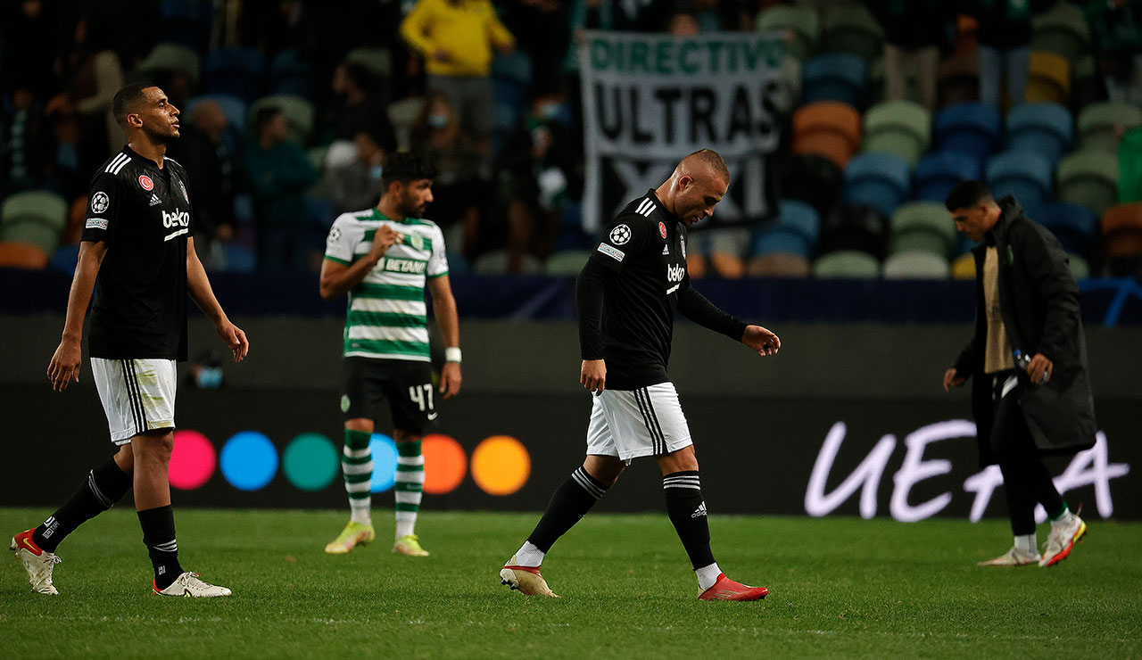 Beşiktaş, Lizbon'da yıkıldı: 4-0