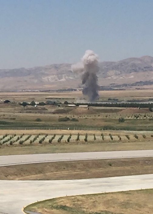 Türk jetleri Akıncı Üssü'nü bombaladı