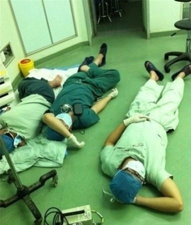 Ameliyat bittiğinde doktorları bu halde buldular