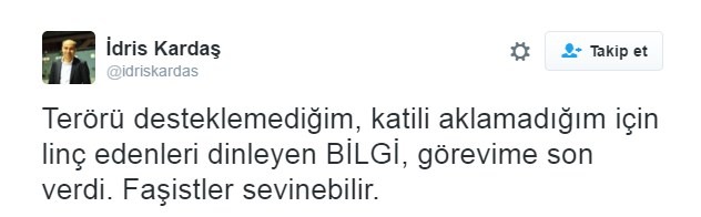 Bilgi Üniversitesi'nden skandal karar
