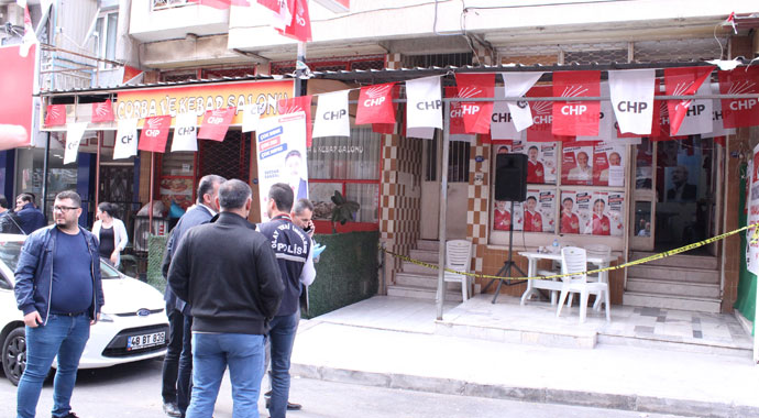 İzmir’de CHP’nin seçim ofisine silahlı saldırı: 2 yaralı