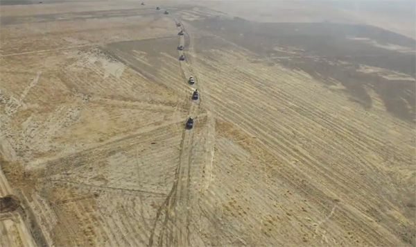 Havadan görüntülendi! DAEŞ Başika'da kuşatıldı