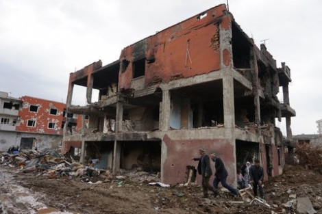 Fotoğraflarla operasyon sonrası Cizre sokakları