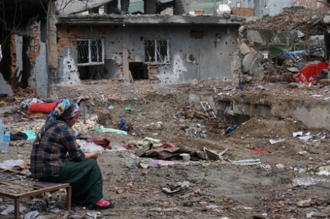 Fotoğraflarla operasyon sonrası Cizre sokakları