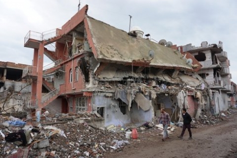 Fotoğraflarla operasyon sonrası Cizre sokakları