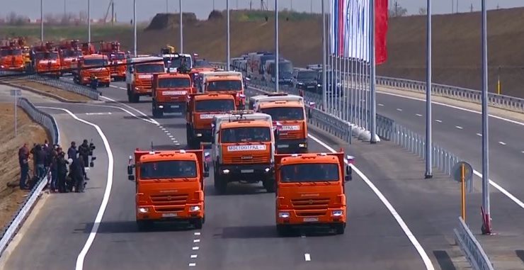 Putin, Kırım Köprüsü'nün açılışına katıldı