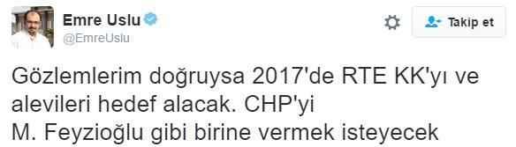 FETÖ'cü Emre Uslu'dan yeni provokasyon