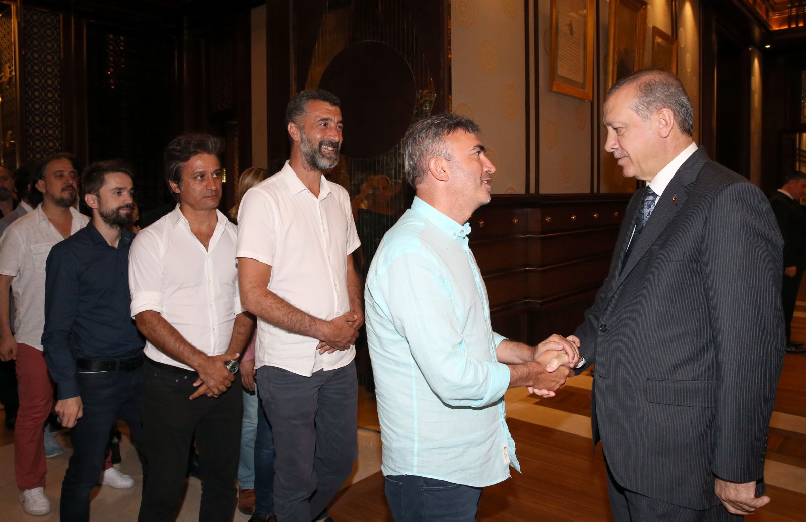 Cumhurbaşkanlığı Külliyesi'nde dikkat çeken isim