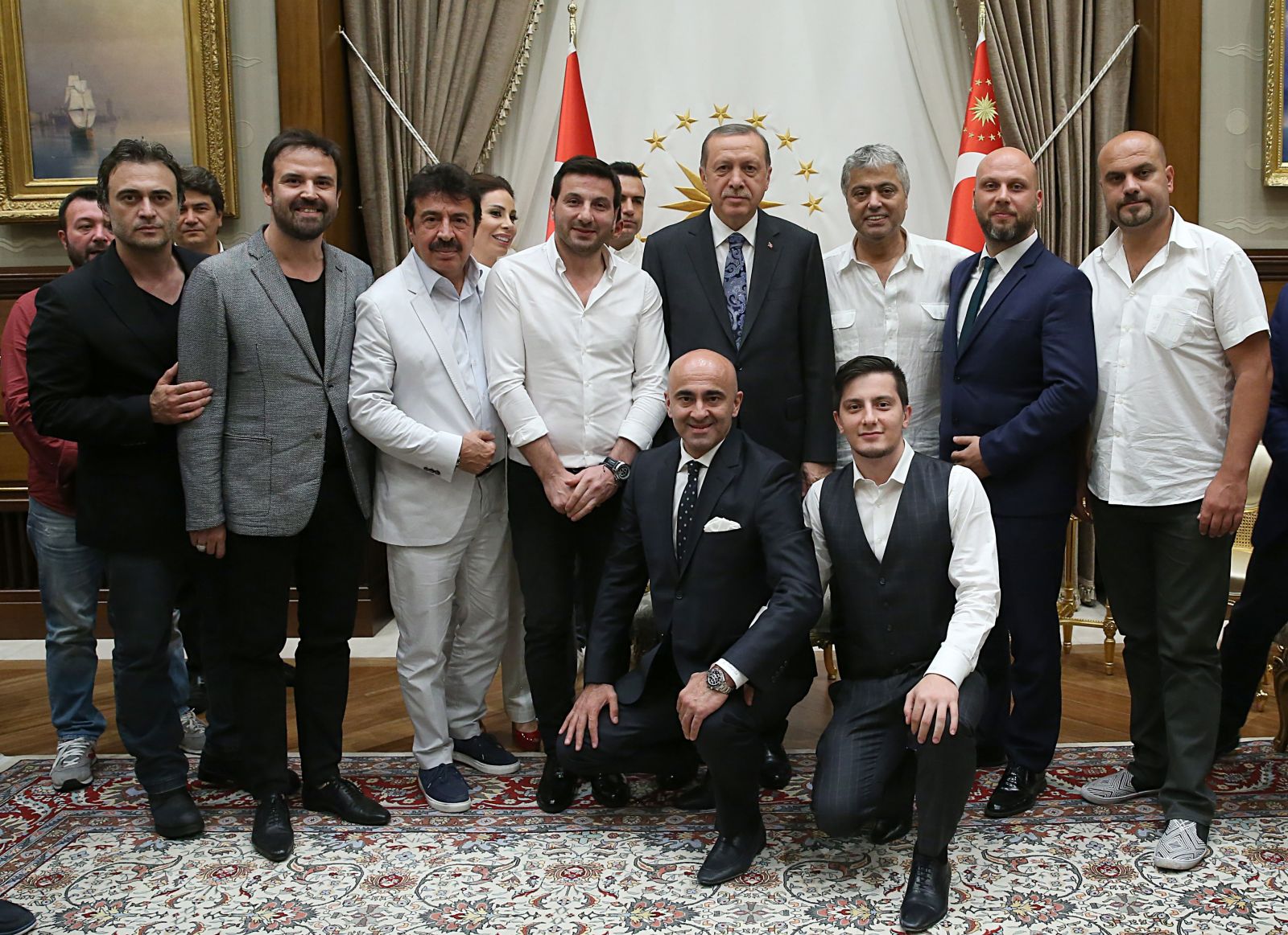 Cumhurbaşkanlığı Külliyesi'nde dikkat çeken isim