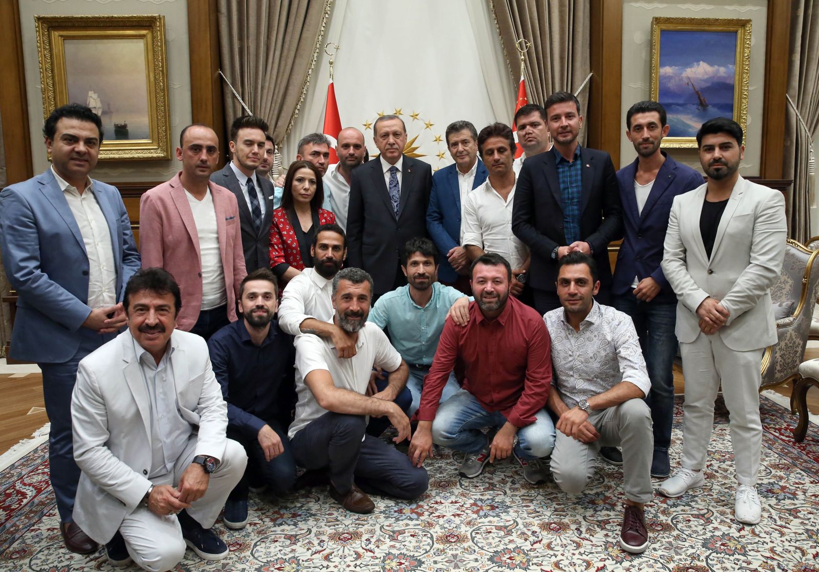 Cumhurbaşkanlığı Külliyesi'nde dikkat çeken isim