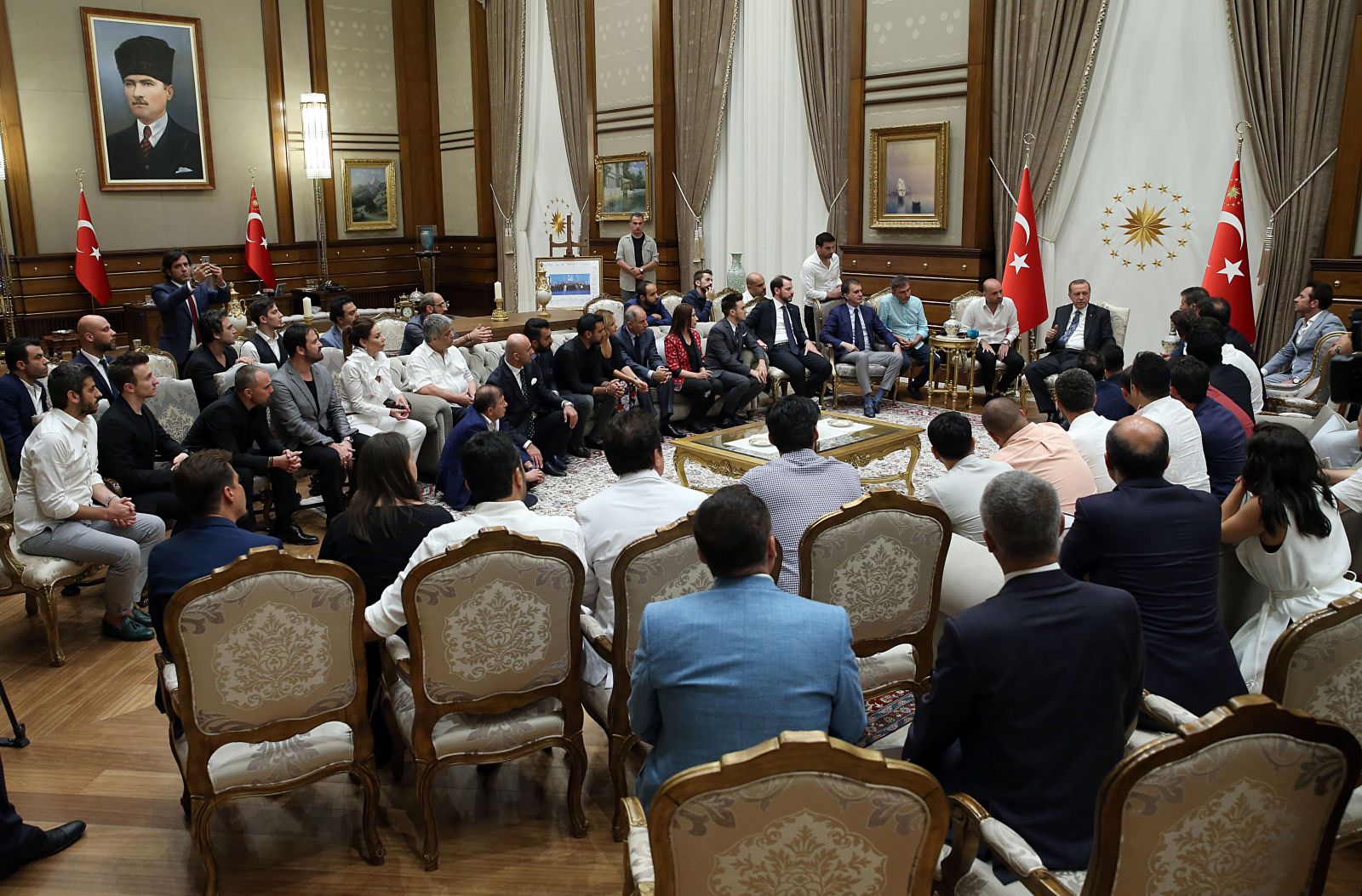 Cumhurbaşkanlığı Külliyesi'nde dikkat çeken isim