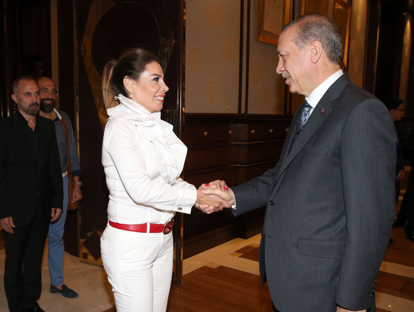 Cumhurbaşkanlığı Külliyesi'nde dikkat çeken isim