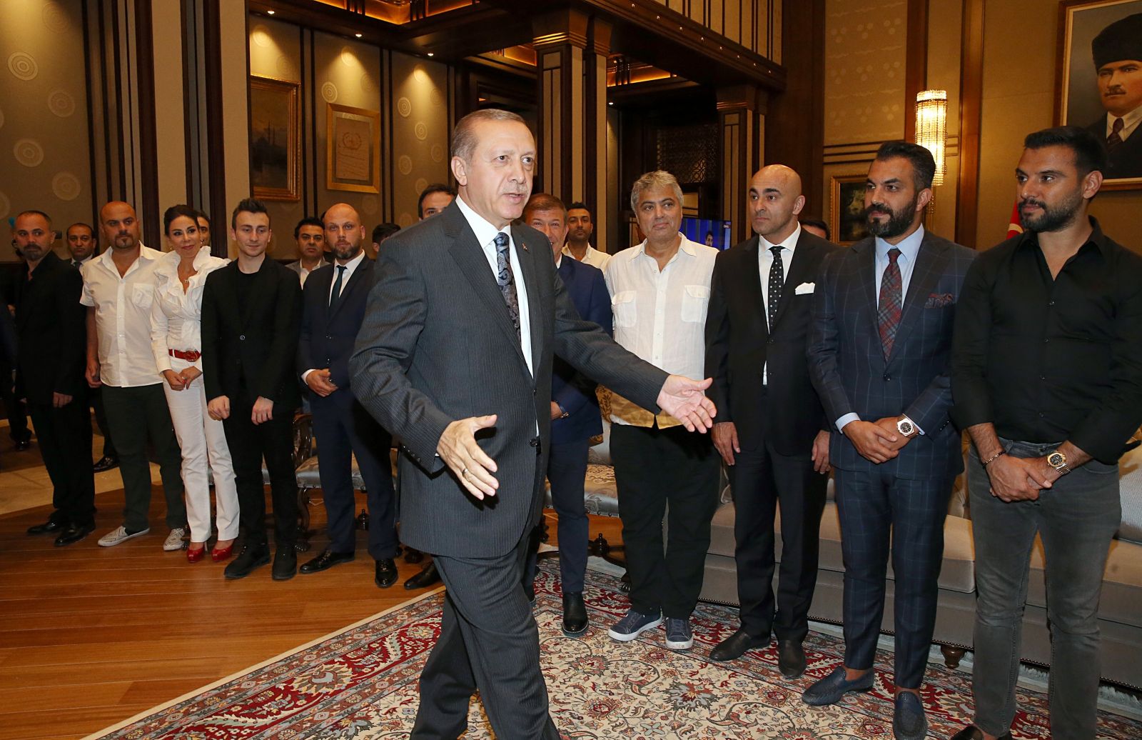 Cumhurbaşkanlığı Külliyesi'nde dikkat çeken isim