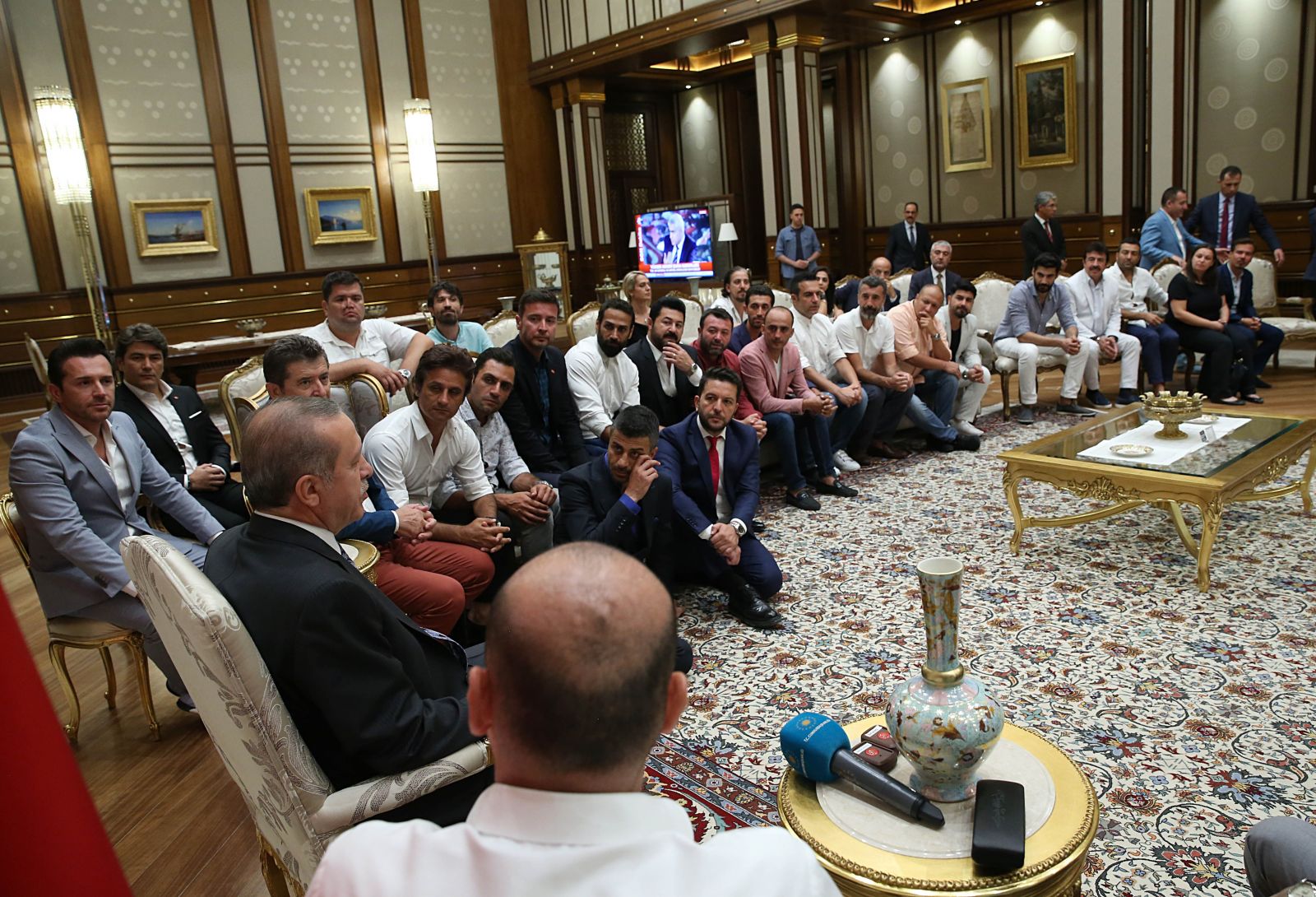 Cumhurbaşkanlığı Külliyesi'nde dikkat çeken isim