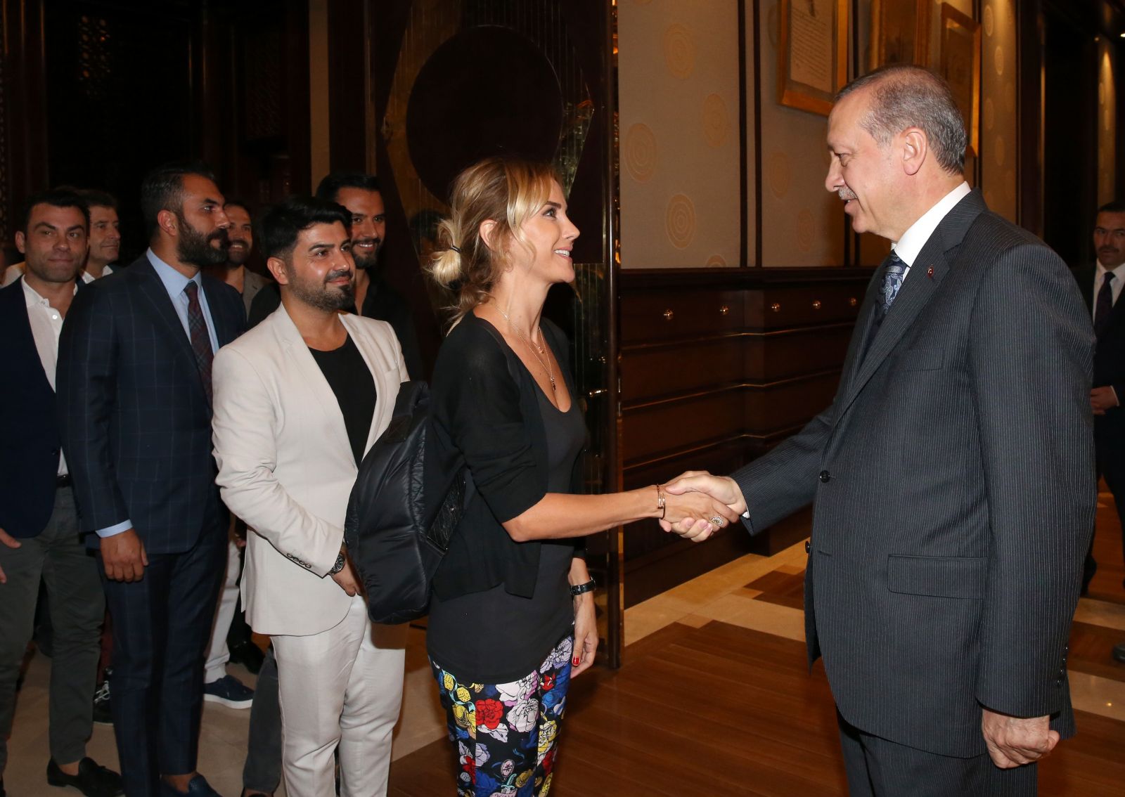 Cumhurbaşkanlığı Külliyesi'nde dikkat çeken isim