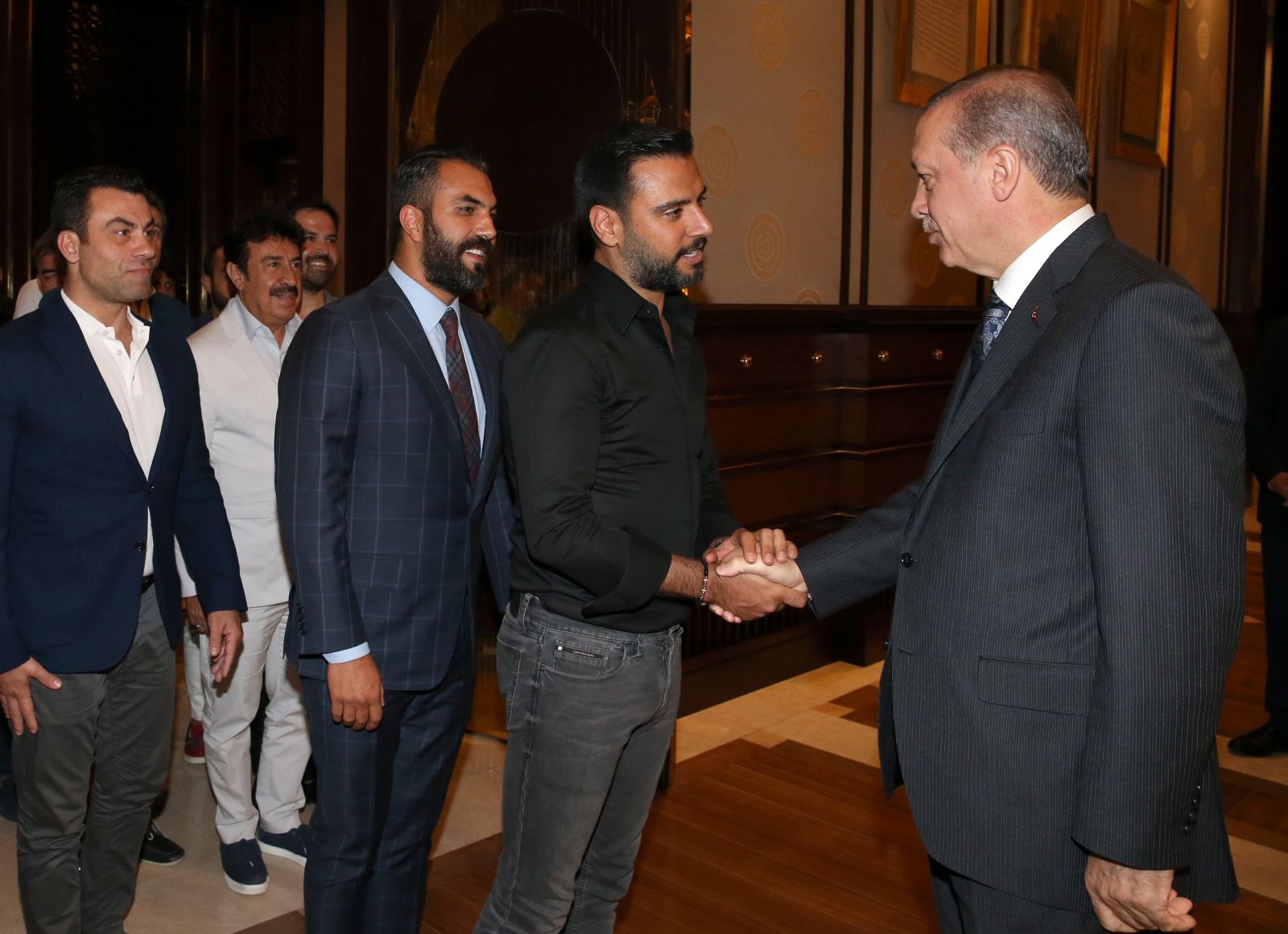 Cumhurbaşkanlığı Külliyesi'nde dikkat çeken isim