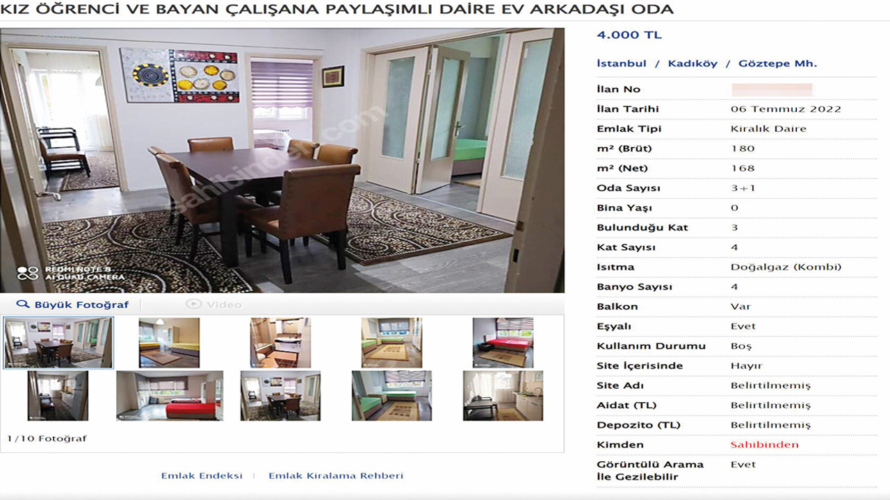 Yurt fırsatçıları dur durak bilmiyor! 12 kişilik oda yatak başı 3 bin lira