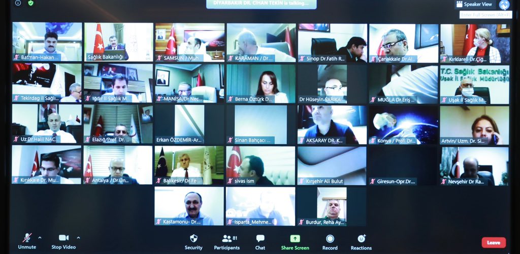 Bakan Koca video konferansla görüştü! 81 il için koronavirüs zirvesi