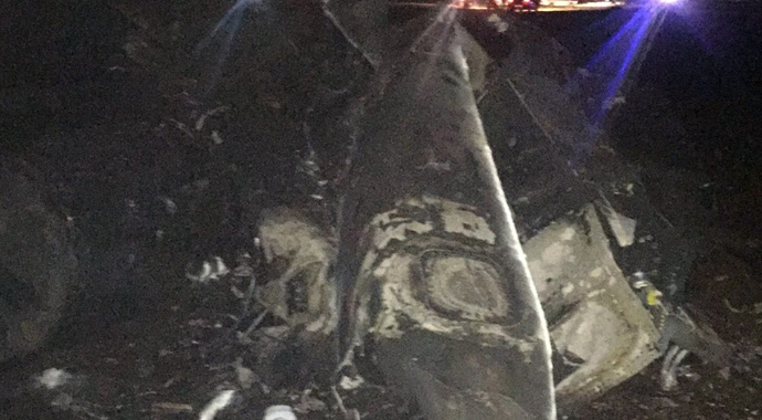 Diyarbakır'da F-16 uçağı düştü