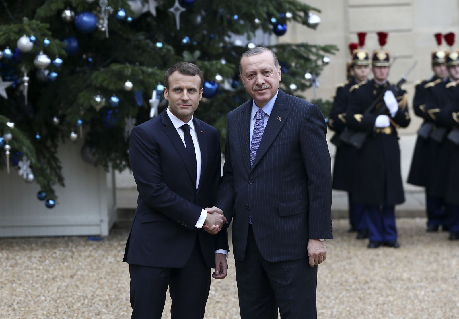 Cumhurbaşkanı Erdoğan, Elysee Sarayı'nda