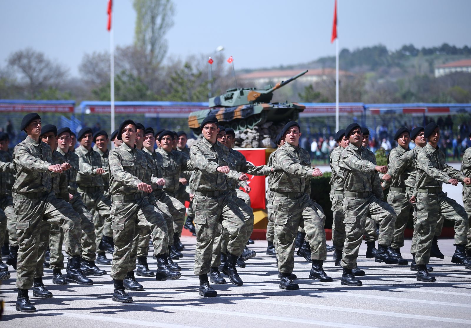 Zırhlı Birliklerde yemin töreni