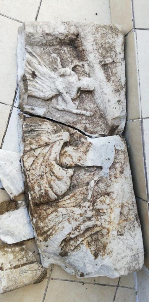 Kanalizasyon çalışmasında tarihi eser bulundu