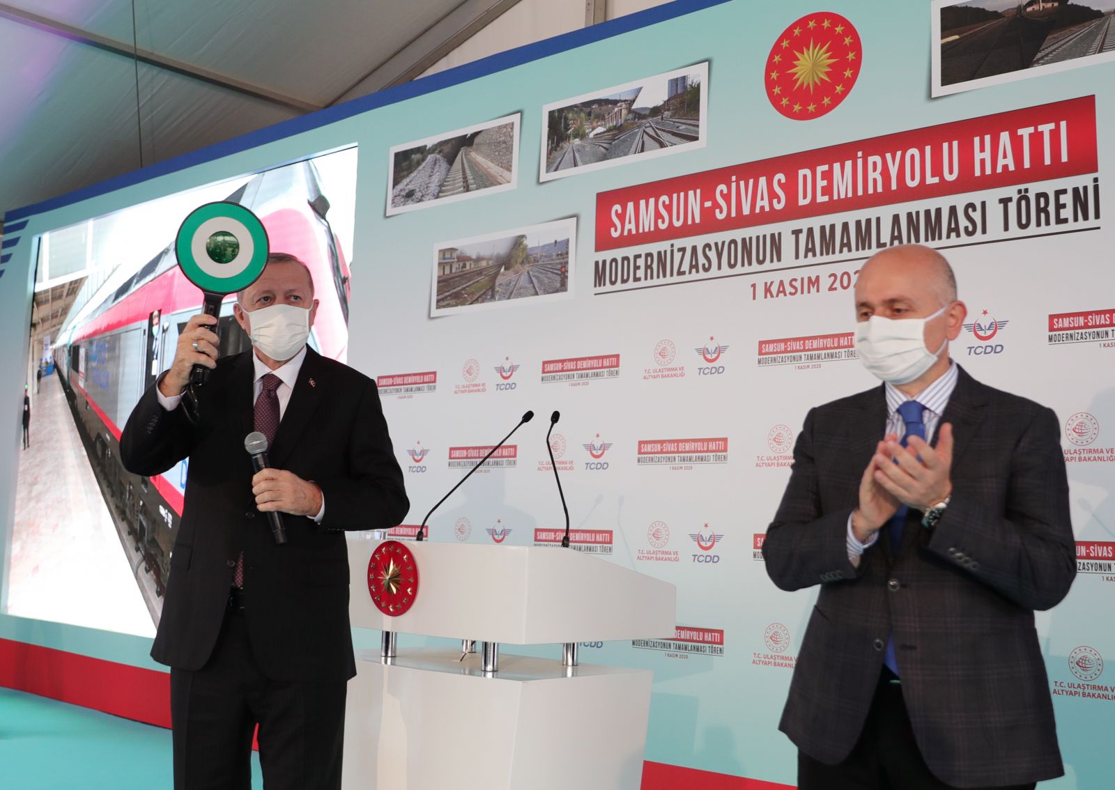 Cumhurbaşkanı Erdoğan: Samsun-Sivas Demir Yolu Hattı lojistik taşımacılığa yeni bir ivme kazandıracak