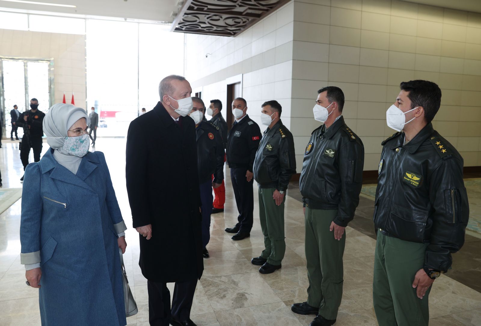 Cumhurbaşkanı Erdoğan pilotlarla bir araya geldi Cumhurbaşkanı Erdoğan pilotlarla bir araya geldi