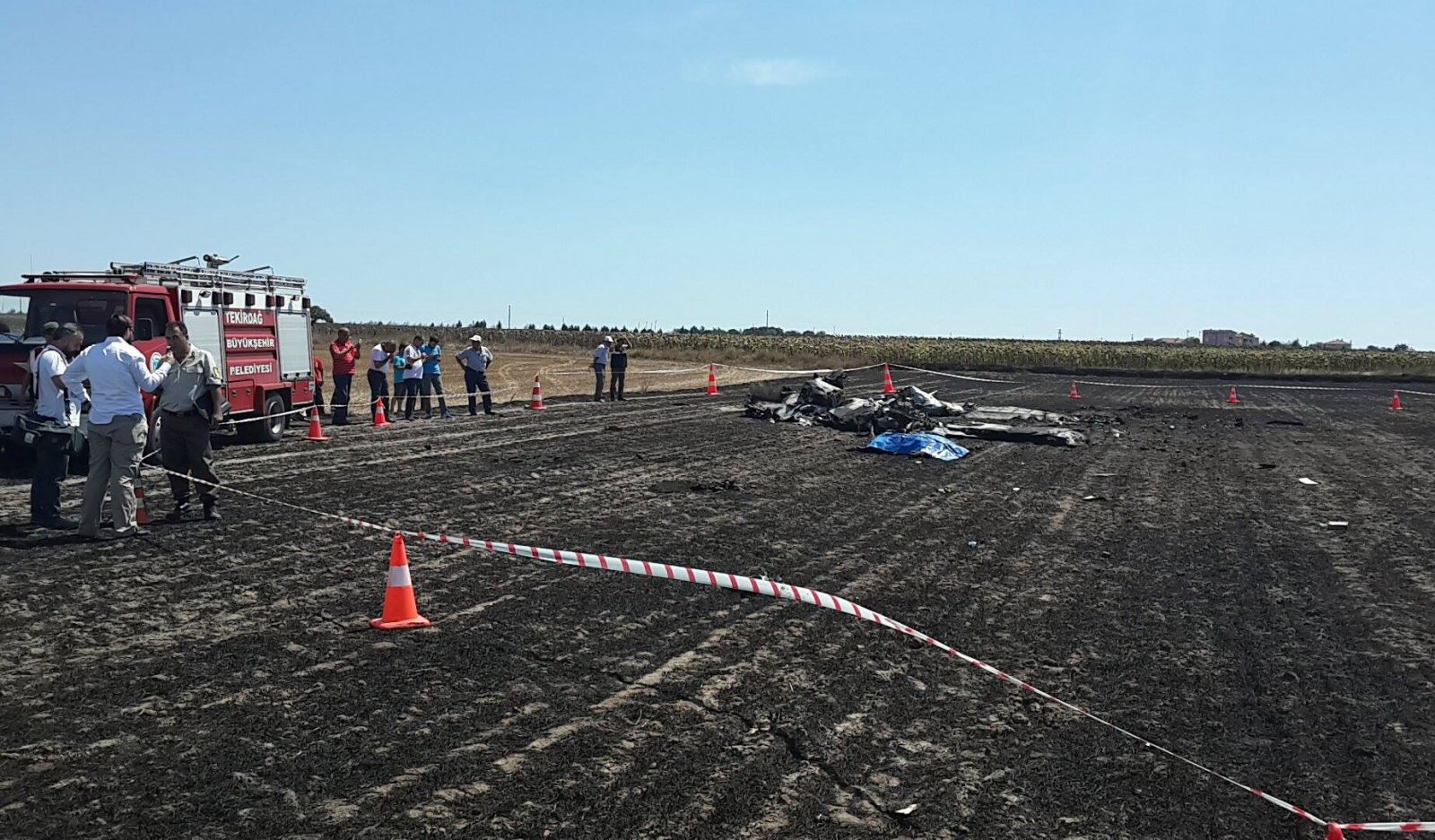 Tekirdağ'da eğitim uçağı düştü, 2 kişi hayatını kaybetti