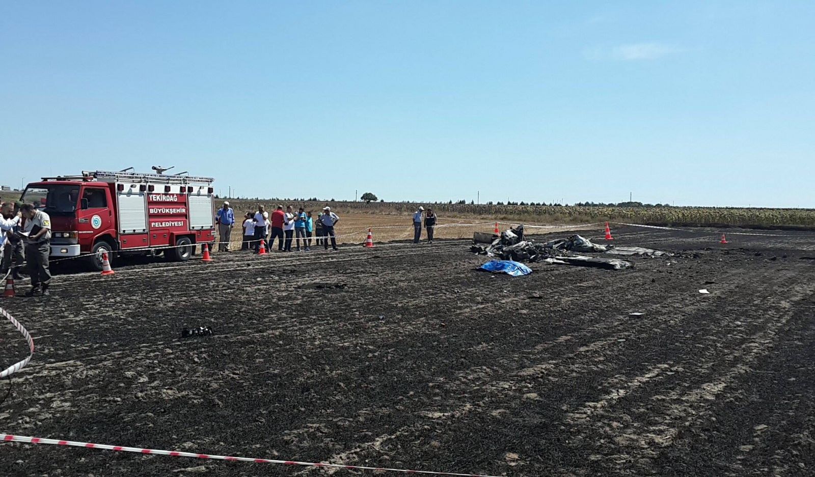 Tekirdağ'da eğitim uçağı düştü, 2 kişi hayatını kaybetti