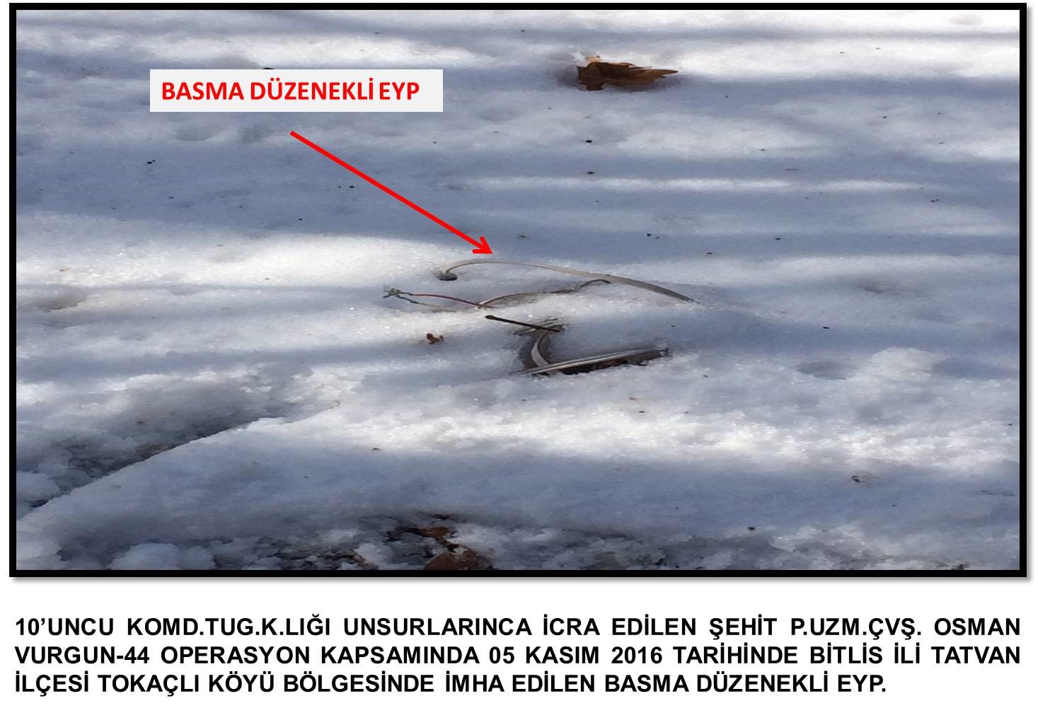 Bitlis'te PKK’ya ait sığınaklar ve patlayıcı bulundu