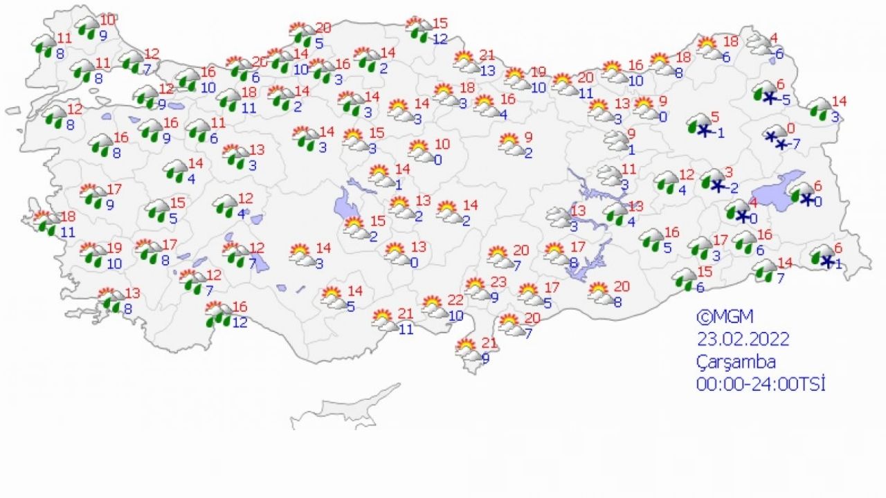 Meteoroloji il il uyardı: Sıcaklıklar düşüyor Meteoroloji il il uyardı: Sıcaklıklar düşüyor