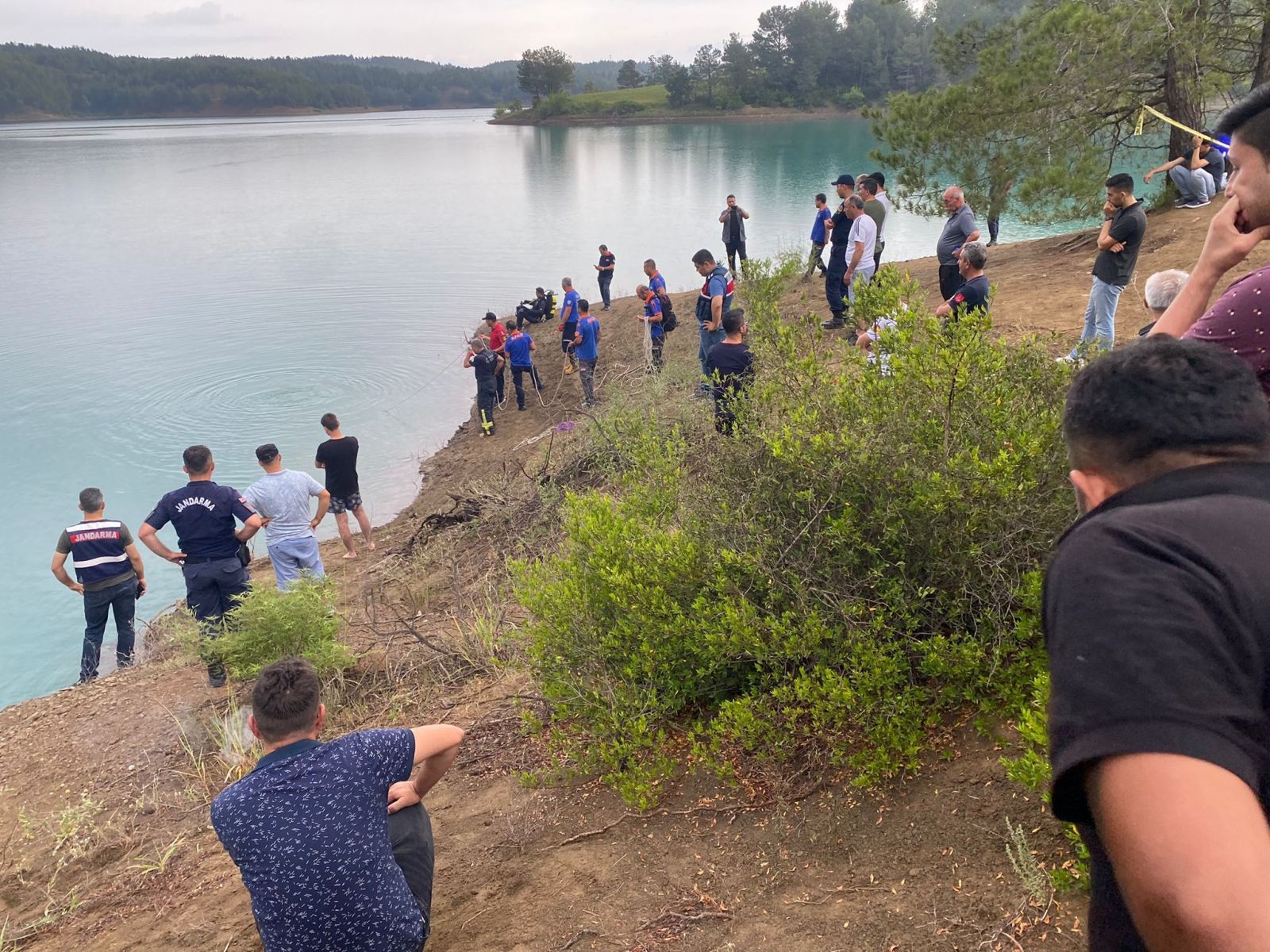 Baraj gölünde facia! Oğullarının boğuluşunu seyrettiler