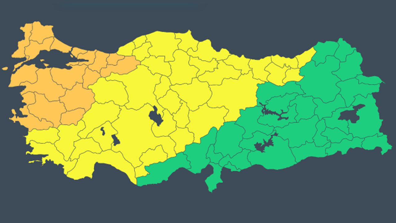 Meteoroloji'den 52 il için sağanak ve fırtına uyarısı (29 Kasım 2021 hava durumu)