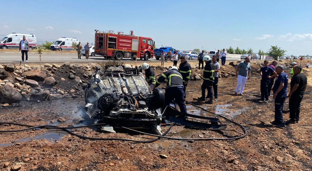 Hatay’da korkunç kaza! Takla atan araç yandı: Aynı aileden 4 kişi öldü