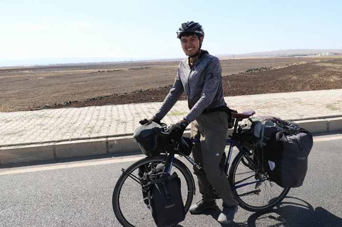 Japonya’dan Diyarbakır’a bisiklet yolculuğu