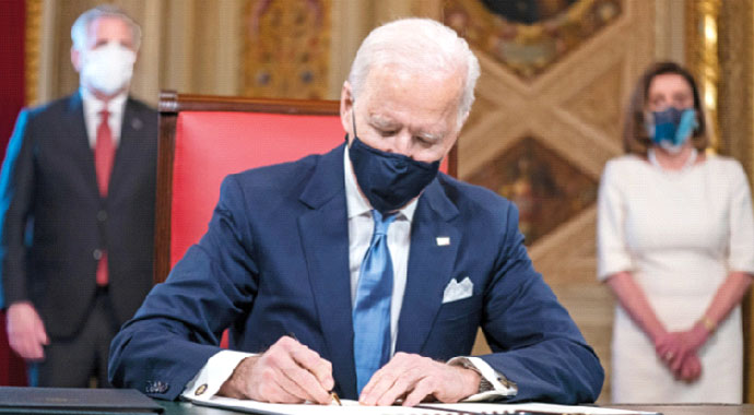 Biden yemin edip ABD'nin 46. başkanı oldu
