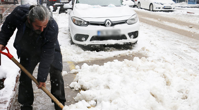 Ordu'da kar kalınlığı 30 santimetreye ulaştı