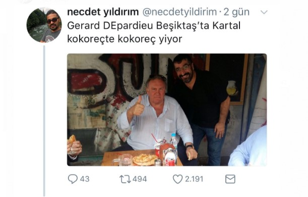 Midye ve kokoreç yedi, 250 TL hesap ödedi