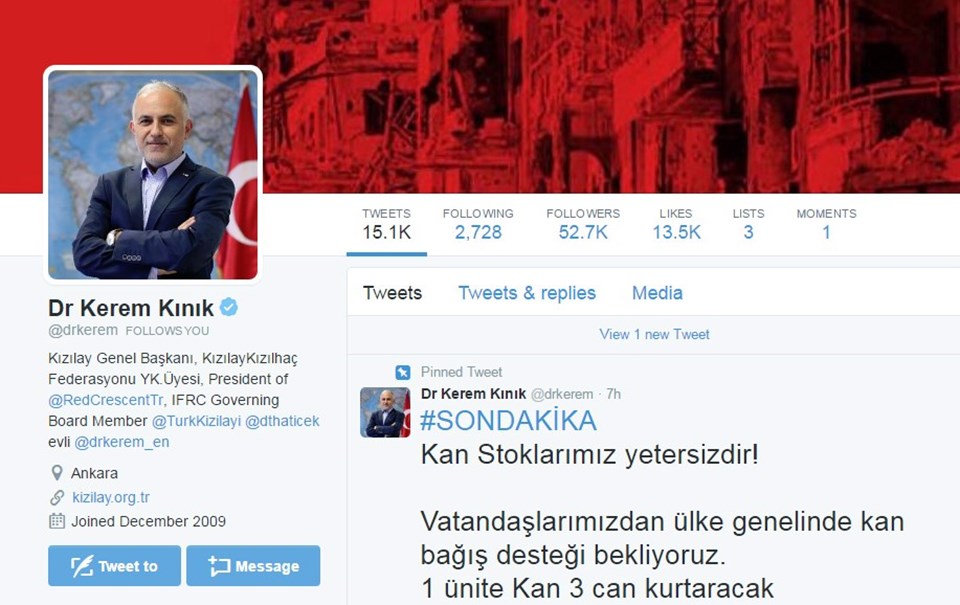 Kızılay'dan kan bağışı çağrısı (Stoklarda kırmızı alarm verildi)