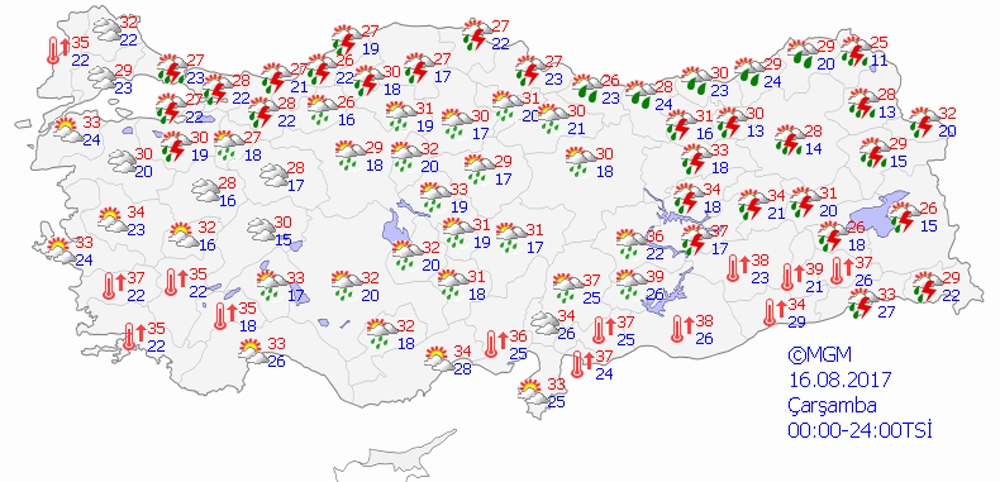 Meteoroloji uyardı! Sağanak yağış geliyor
