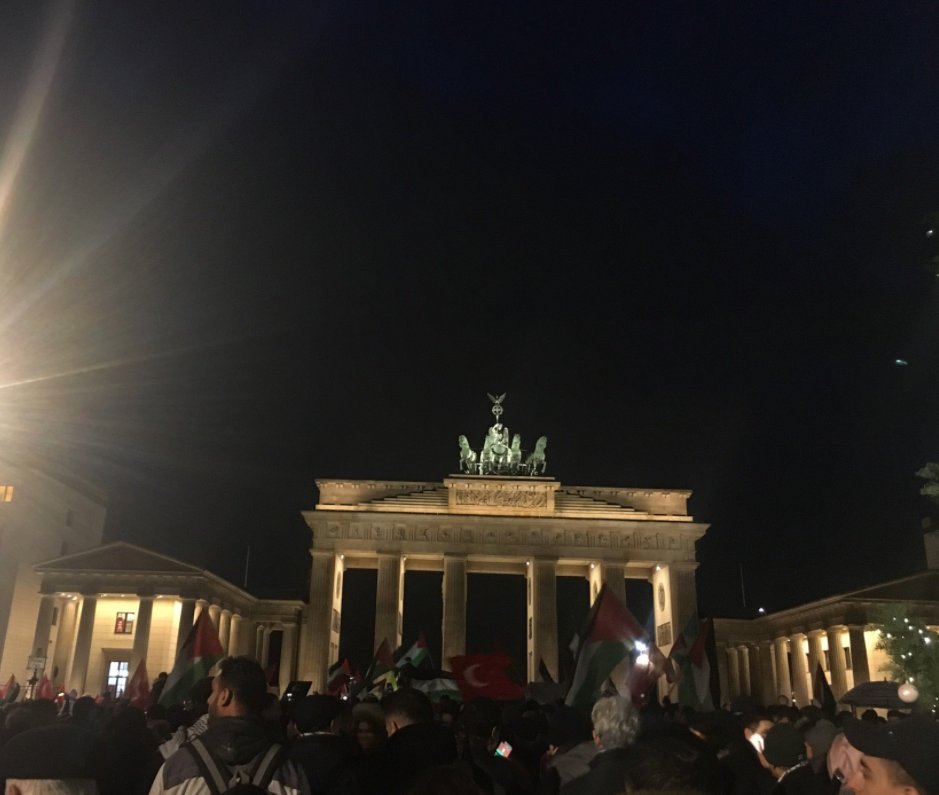 Merkel ülkesindeki İsrail protestolarına karşı