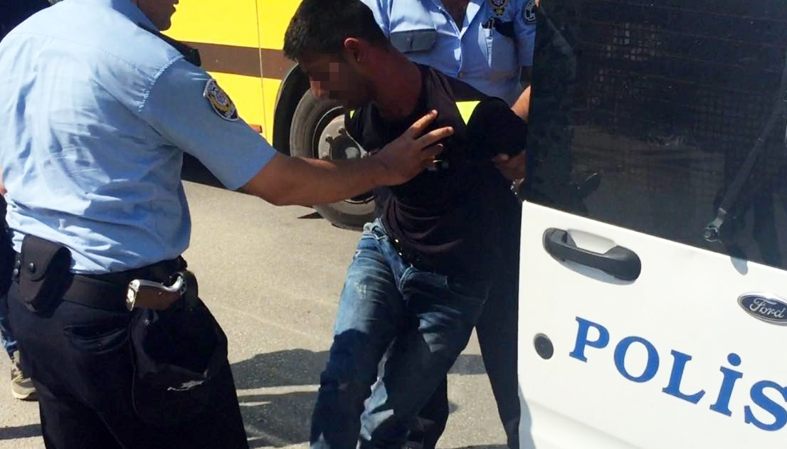 Bursa'da parkta dehşet dakikaları