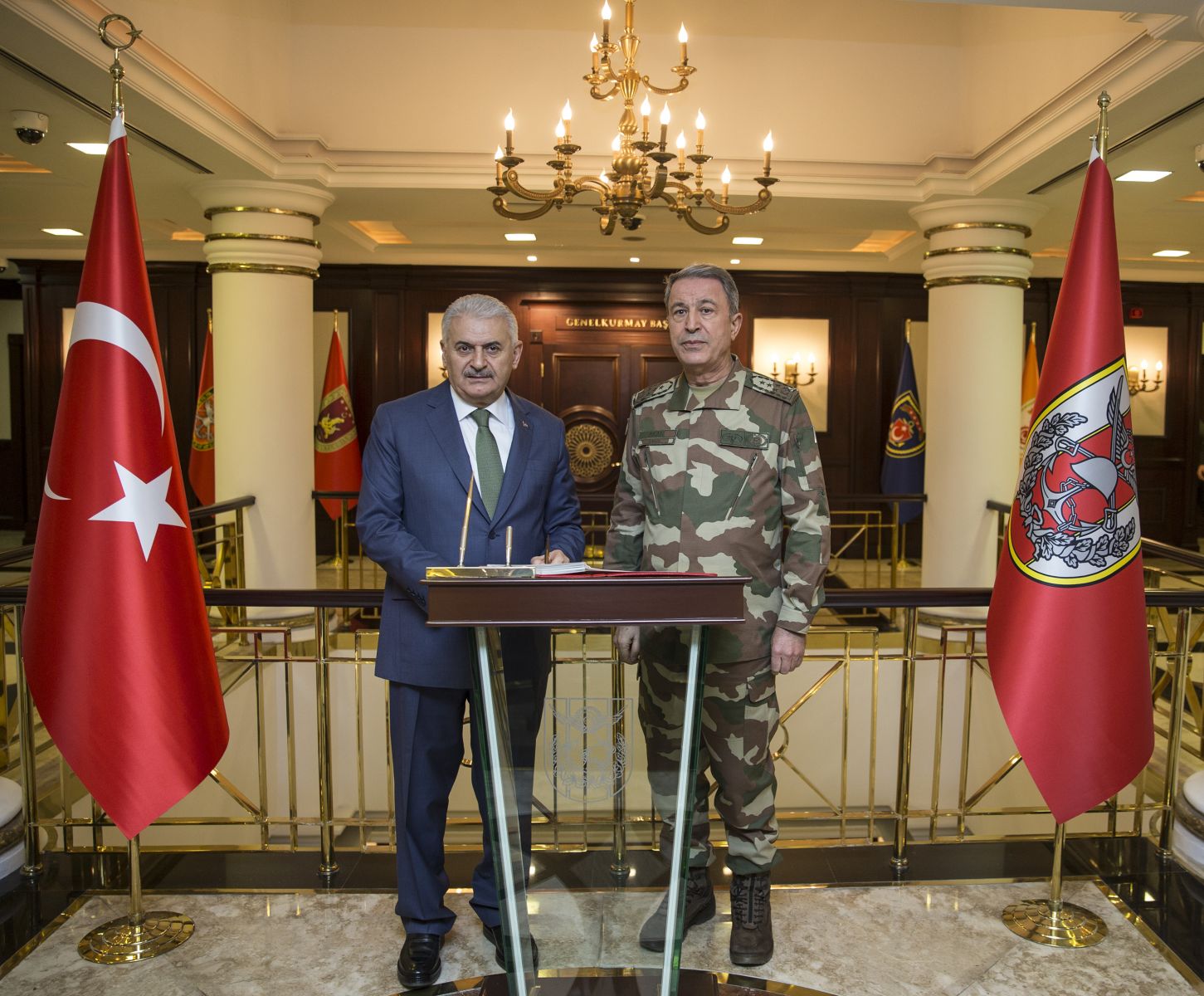Başbakan Yıldırım, Genelkurmay Karargahı'nda